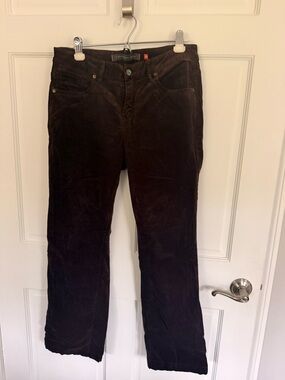 Christopher Blue Dark Brown Corduroy Pants